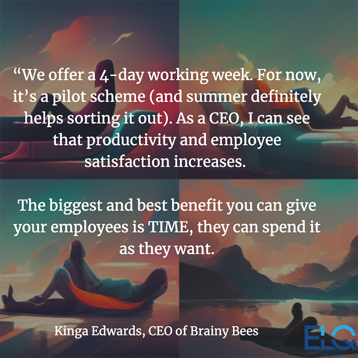 The best benefit you can give your employees is time